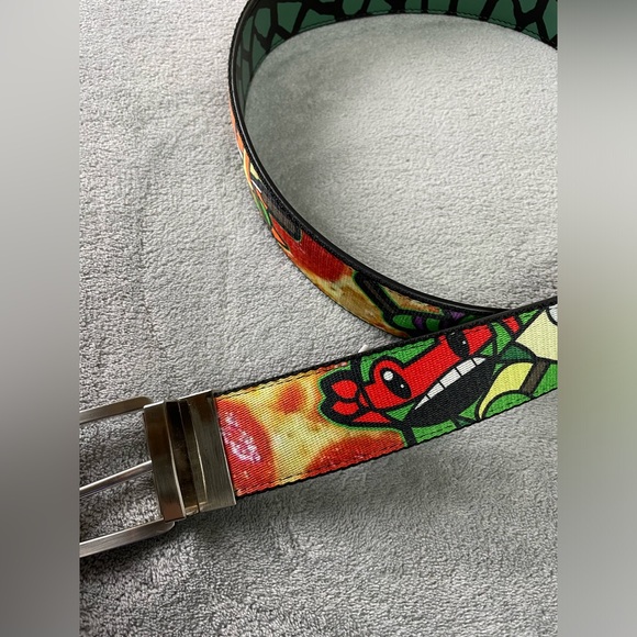 Bioworld Teenage Mutant Ninja Turtles Belt TMNT Adjustable Buckle Men’s Medium - Picture 2 of 16